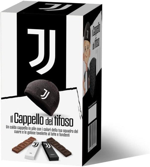 icam Il Cappello del Tifoso Juventus con Barrette al Latte e Fondente