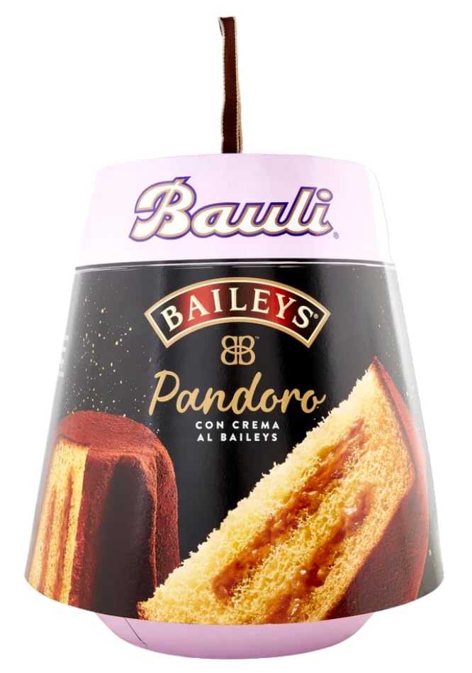 Bauli Pandoro Baileys Soffice Specialità con Crema al Liquore Baiyles e Cacao Zuccherato 750g