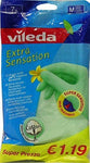 12 x VILEDA Guanti Extra Sensation Taglia M 2 PEZZI