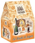 Le Cadeau TRE MARIE 2025 Rovere con 6 pezzi: Confezione Regalo Natalizia, con Panettone 750g, Canestrelli, Biscotti alla nocciola, Tavoletta Cioccolato al latte, Wafer alla Nocciola, Spumante