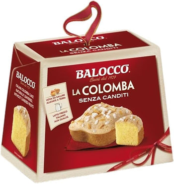 Balocco La Colomba Senza Canditi, Dolce Pasquale Tradizionale, 100g (1 Pezzo)