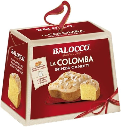Balocco La Colomba Senza Canditi, Dolce Pasquale Tradizionale, 100g (1 Pezzo)
