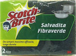 24 x SCOTCH BRITE Spugna Con Fibraverde Salvadita Classic A26 2 PEZZI