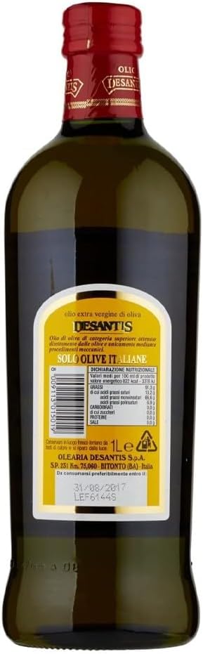 De Santis Olio Extra Vergine 100% Italiano Ml1000
