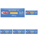 Barilla Pasta Bucatini N.9, Pasta Lunga di Semola di Grano Duro, I Classici, 500g (Confezione da 5)
