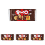 Pavesi Snack Ringo Cacao, Biscotti Farciti con Crema al Gusto Cioccolato, Snack per Merenda o Pausa Studio, Formato Bipacco Confezione da 2640 g, Giallo e Marrone