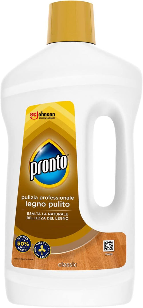 Pronto Legno Pulito - Detergente Pavimenti Parquet, 1 confezione da 750 ml