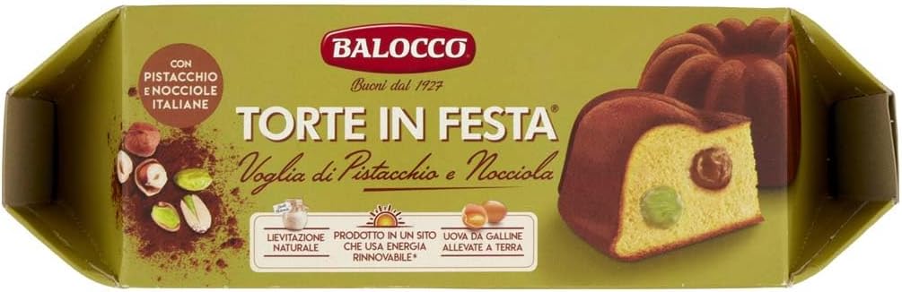 Balocco Torta Pistacchio e Nocciola, 400g