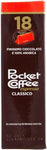 3X Pocket Coffee Espresso Scatola con 18 Praline di Finissimo Cioccolato e Ripieno di Caffe 100% Arabica 225g [3 Confezioni]