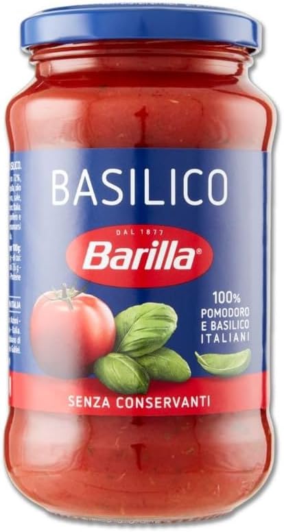 DONAZIONE A BANCO ALIMENTARE - Barilla Sugo al Pomodoro e Basilico Salsa Pronta, senza Glutine, 400g