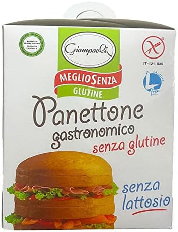 Giampaoli Panettone Gastronomico Senza Glutine e Senza Lattosio da 400gr