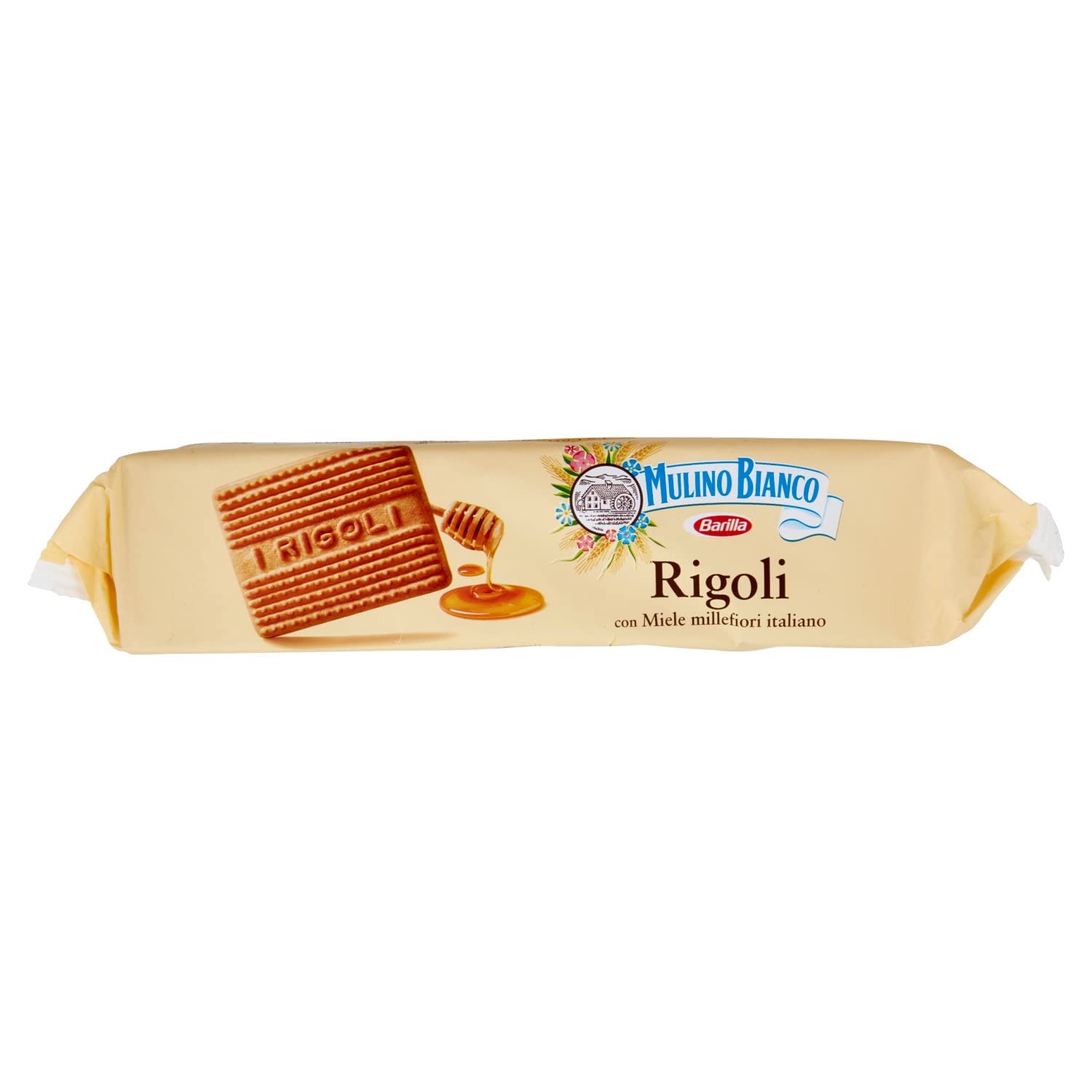 Mulino Bianco Biscotti Frollini Rigoli con Miele, 400g (Confezione da 6)