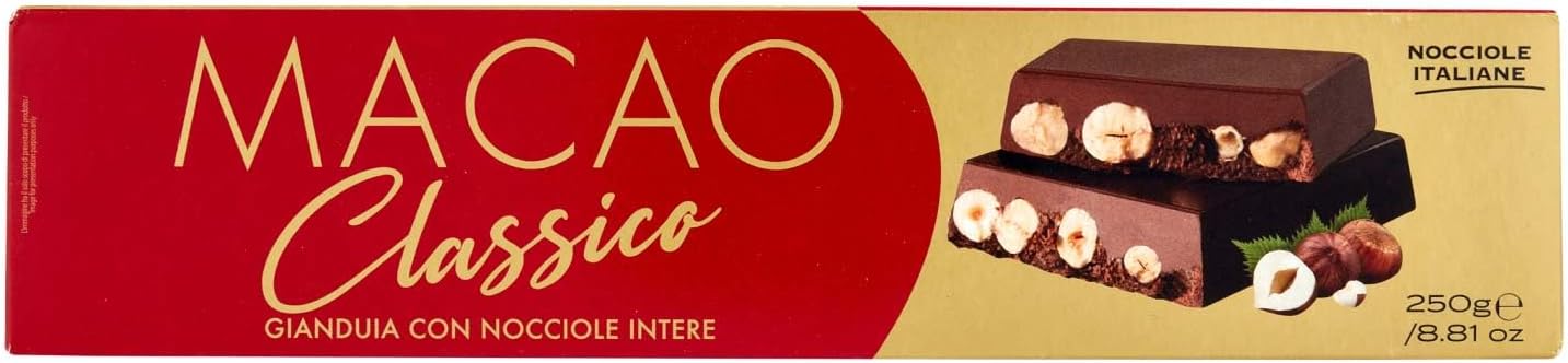 Macao Torrone Gianduia Con Nocciole Classico, 250g