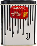Mini Panettone BIANCONERO con Uvetta e Senza Canditi in Latta per Juventus 80g (2024)