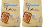 Mulino Bianco Biscotti Frollini Galletti, Colazione Ricca di Gusto, 800g (Confezione da 2)