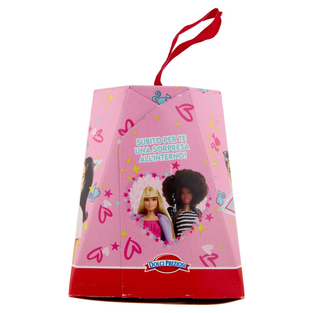 Dolci Preziosi Soffice Pandorino con Sorpresa all'Interno, 80g - Barbie