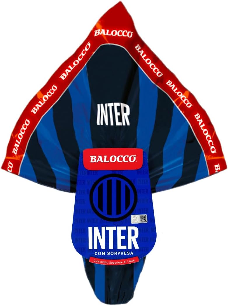 Uovo del Tifoso NERAZZURRO Uova al Cioccolato Superiore al Latte con Sorpresa 240g (EDIZIONE PASQUA 2026)