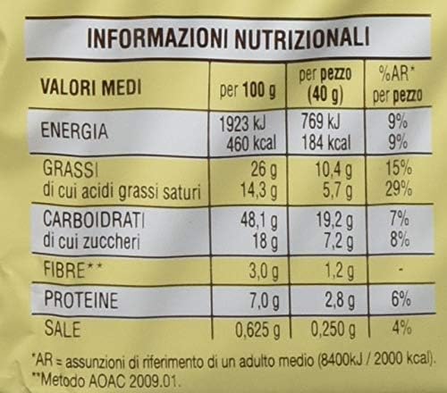 Mulino Bianco Merendine Nastrine Senza Ripieno, Snack Dolce per la Merenda - 6 merendine