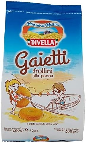 DIVELLA BISCOTTI GAIETTI PANNA GR.400