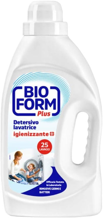 Bioform Plus Detersivo Lavatrice Liquido Igienizzante, Fragranza Eucalipto, 30 Lavaggi