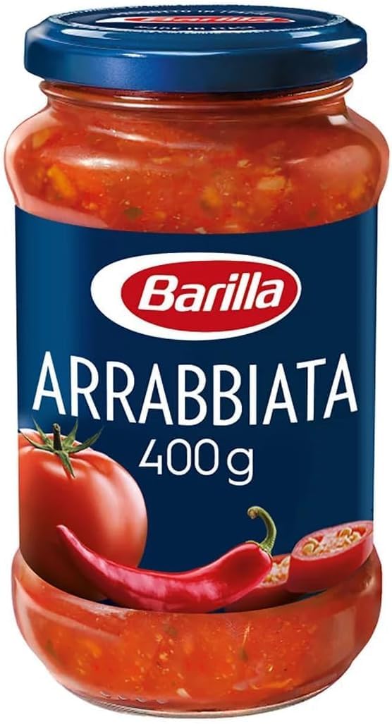 Barilla Salsa Arrabbiata al Pomodoro e Peperoncino, Confezione da 6 Barattoli, 400g per Barattolo