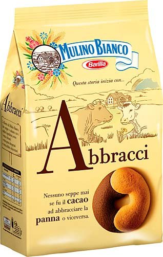 Mulino Bianco Abbracci Cookies Confezione da 12 - Astuccio completo (350g ciascuno)
