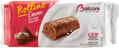 Balconi rollino al cacao x6 gr.222 (1000034940)