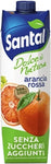 Santal Arancia Rossa Senza Zuccheri Aggiunti 1 Litro Confezione da 3 Brick