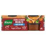 Cuore di Brodo Manzo -25% sale, per il brodo o per insaporire, 4x28g