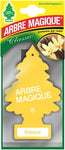 Arbre Magique Mono, Profumatore Auto, Fragranza Vaniglia, Profumazione Dolce e Tropicale, Durata fino a 7 Settimane, Made in Italy, Confezione da 1 Pezzo