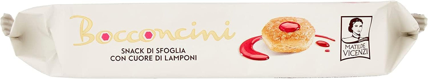 Matilde Vicenzi Bocconcini Ripieni Cuore Di Lamponi Vicenzi, 100g