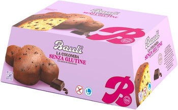 BAULI - Colomba Senza Glutine Con Gocce di Cioccolato 450 g