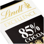 Lindt&Sprungli Tavoletta Excellence 85% - 4 Confezioni da 100 g