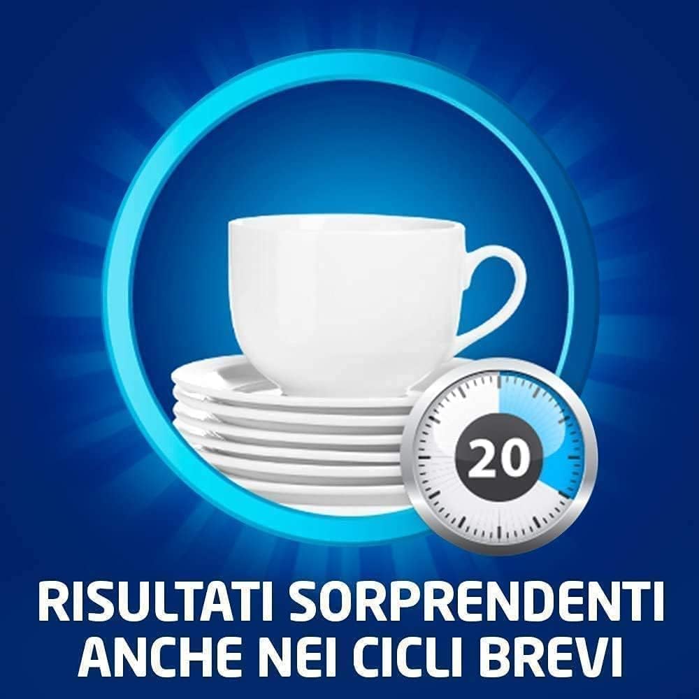 Finish Quantum +Igiene Gel, Gel Detersivo Per Lavastoviglie Liquido Raccomandato da Napisan, Multiazione, Limone, Confezione Da 26 Lavaggi