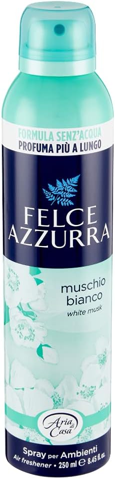 Felce Azzurra Spray per Ambienti Muschio Bianco Stanza Spray Muschio Bianco 250ml