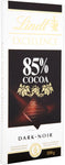 Lindt&Sprungli Tavoletta Excellence 85% - 4 Confezioni da 100 g