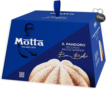 Motta Il Pandoro Secondo Bruno Barbieri con Burro, Vaniglia e Miele Millefiori 800g