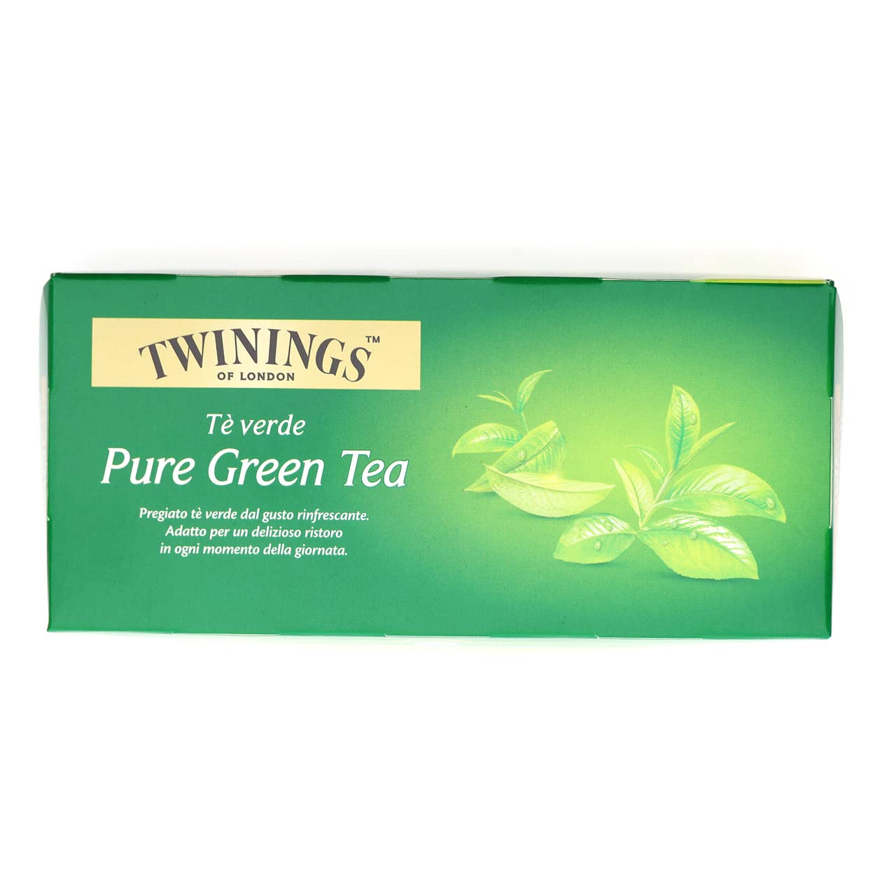 Twinings, Pure Green Tea, Pregiato Tè Verde Orientale, Delicato e Rinfrescante, con Caffeina, Infusi e Tisane, Confezione da 125 Filtri