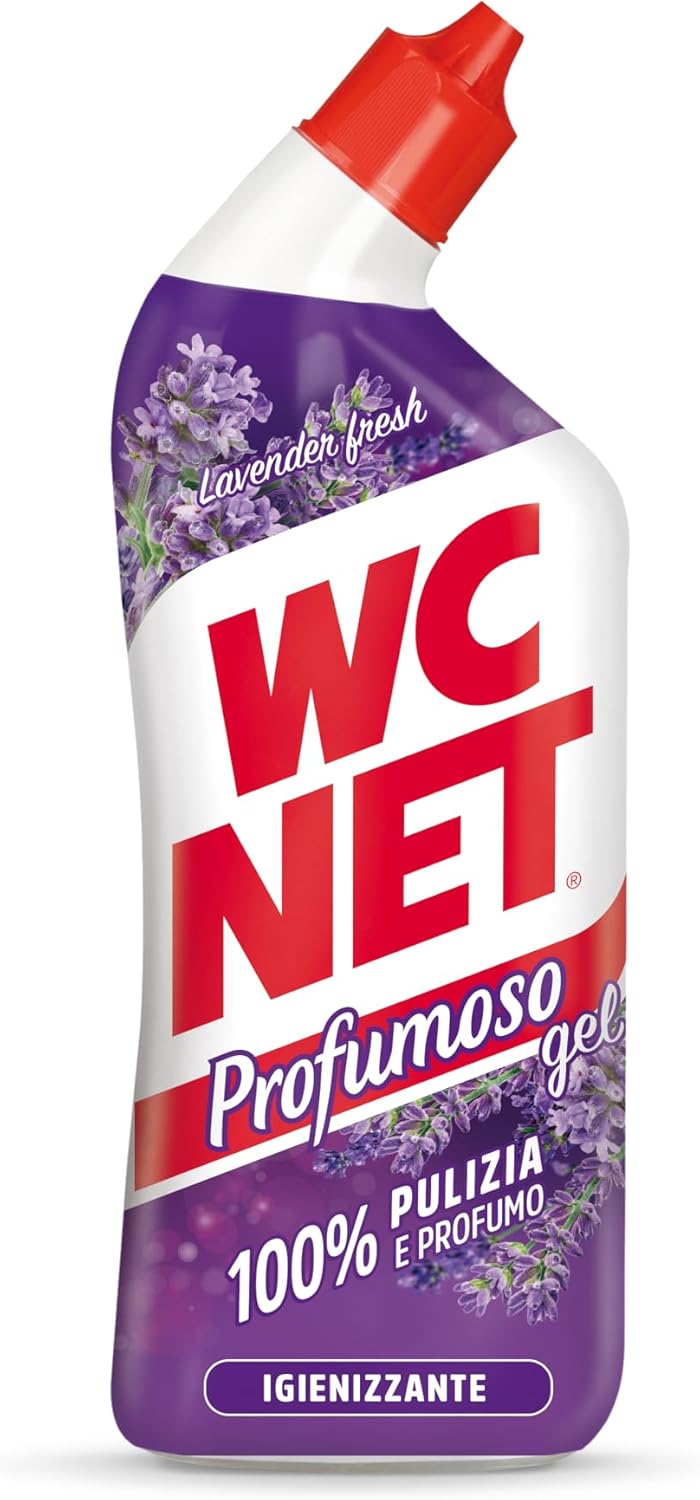 Wc Net - Profumoso Gel, Anticalcare E Igienizzante Per Wc, Essenze Assortite A Seconda Della Disponibilità, Bianco E Verde, 700 Millilitro