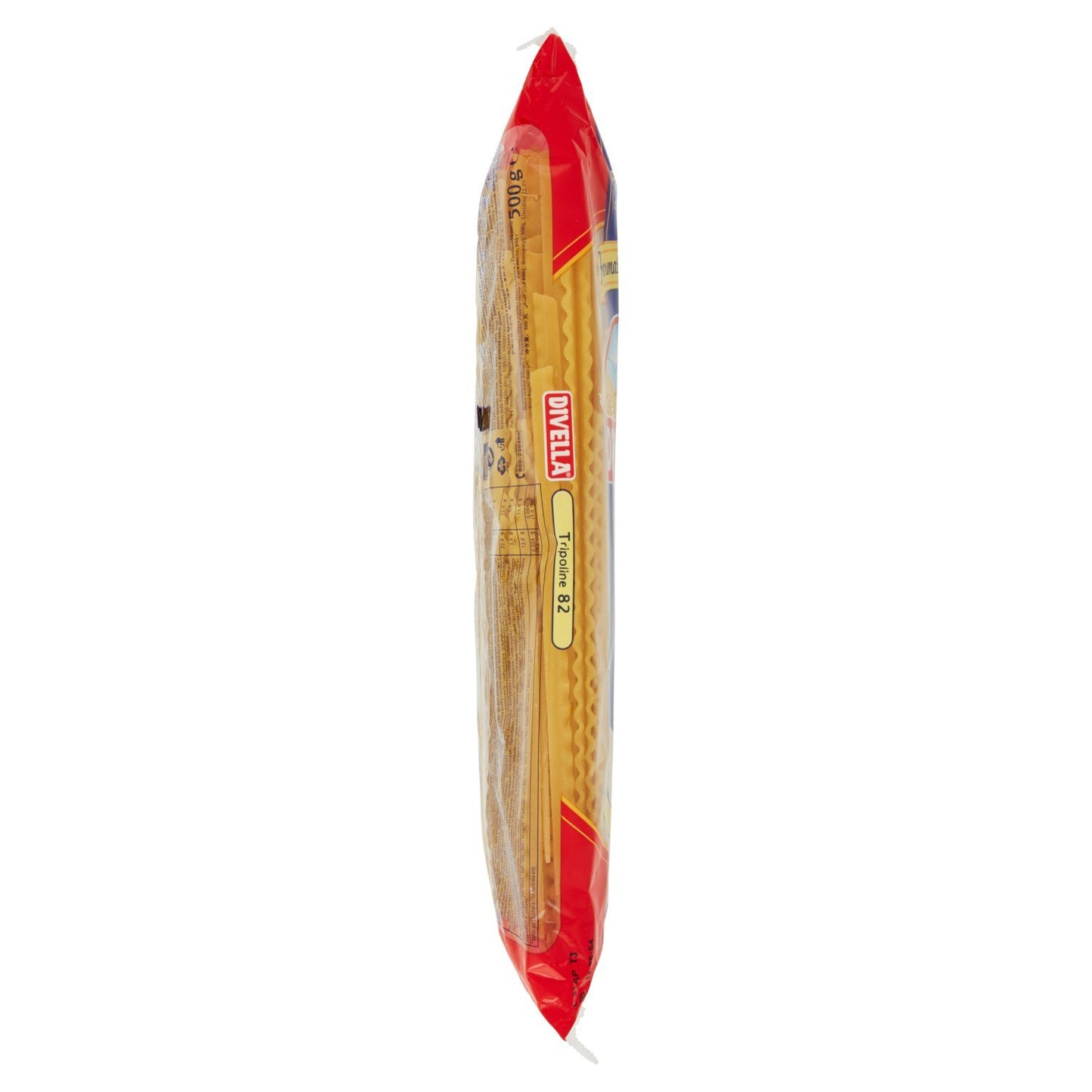 Divella - Tripoline 82, Pasta di Semola di Grano Duro, 500 g - [confezione da 12]