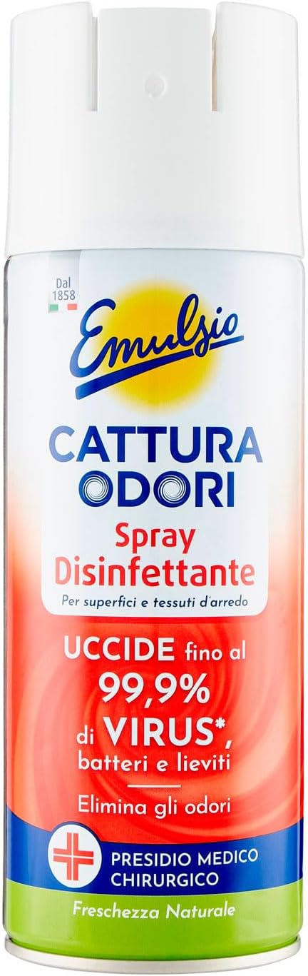 Emulsio Deoambiente Spray Catturaodori Disinfettante Ml350, 350ml