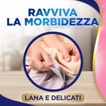 Lip Woolite Detersivo Lavatrice Lana e Delicati 25 Lavaggi, da 1500 ml di Detersivo Lavatrice Liquido Lana e Delicati con Cheratina