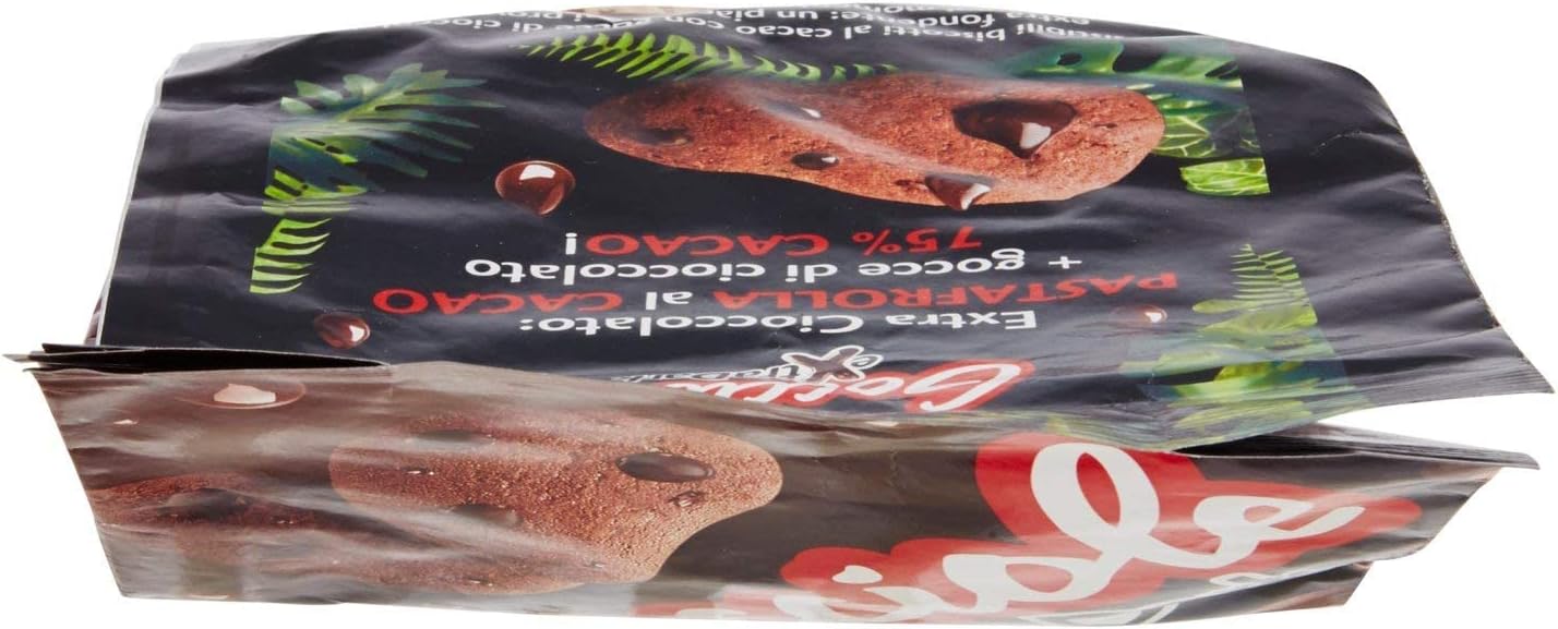 Pacco Convenienza X6 Pavesi Biscotti Frollini Gocciole Extra Dark con Cioccolato Fondente, 400g