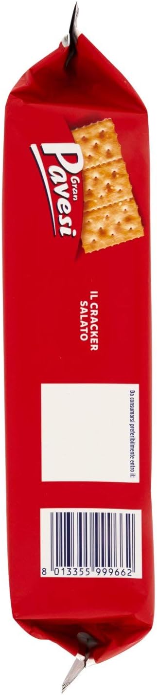 Gran Pavesi Cracker Salati I Classici, Senza Olio di Palma- 18 Pacchetti (560 g)