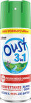 Oust 3 in 1 Spray Disinfettante 400 ml, per Superfici e Tessuti, Uccide il 99,9% dei Batteri, 400 ml