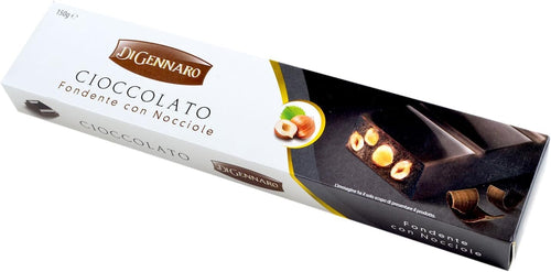 Torrone Cioccolato Fondente Nocciole DiGennaro Dg3 Dolciaria gr.150