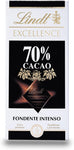 Lindt Excellence Tavoletta di Cioccolato Fondente 70% Cacao, 100g