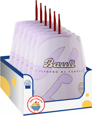 Bauli Pandoro di Verona Artigianale – Dolce Tradizionale di Natale Made in Italy – 1000g – Variazioni 1/2/4/6/8/10 Pezzi (6)