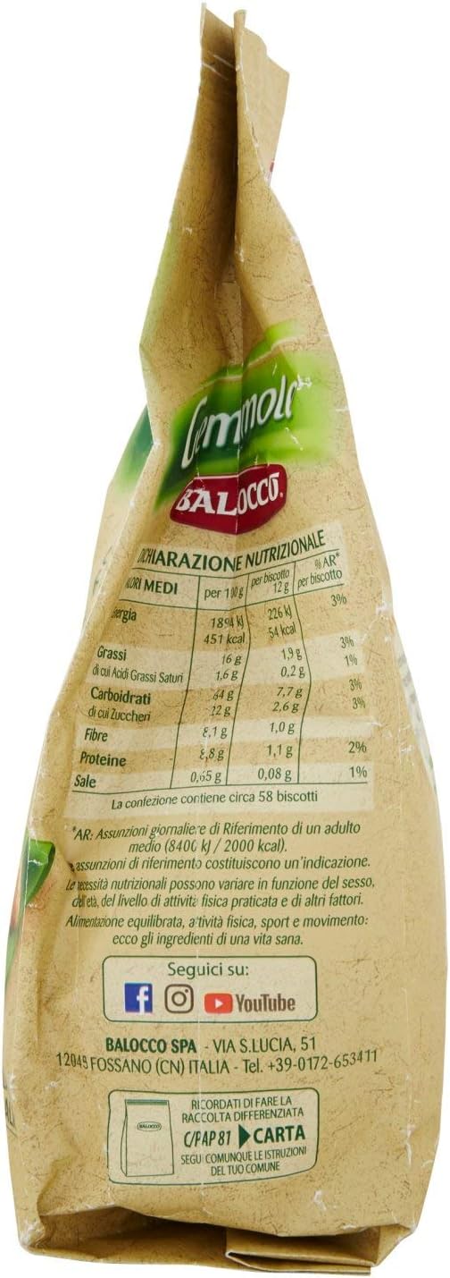 Balocco 150827 Biscotti Gemmole, 700 gr