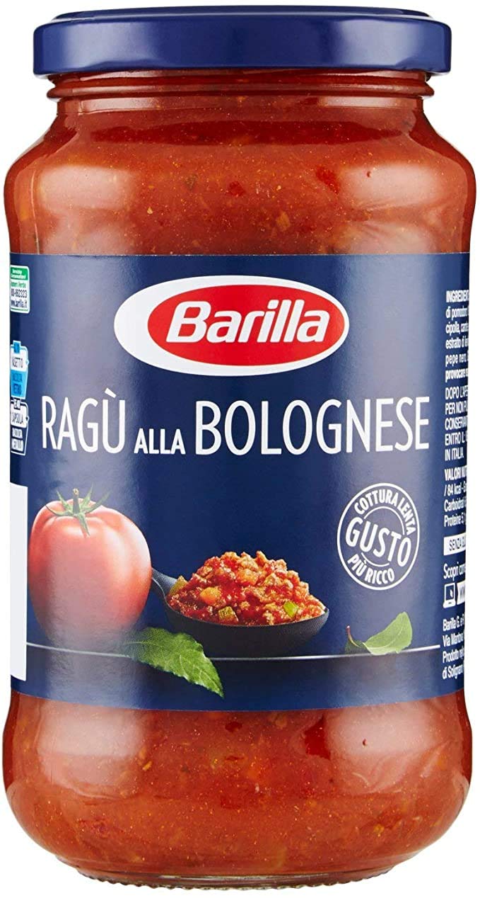 Barilla Ragù alla Bolognese - 12 salsa per pomodoro e carne suina, 400 g